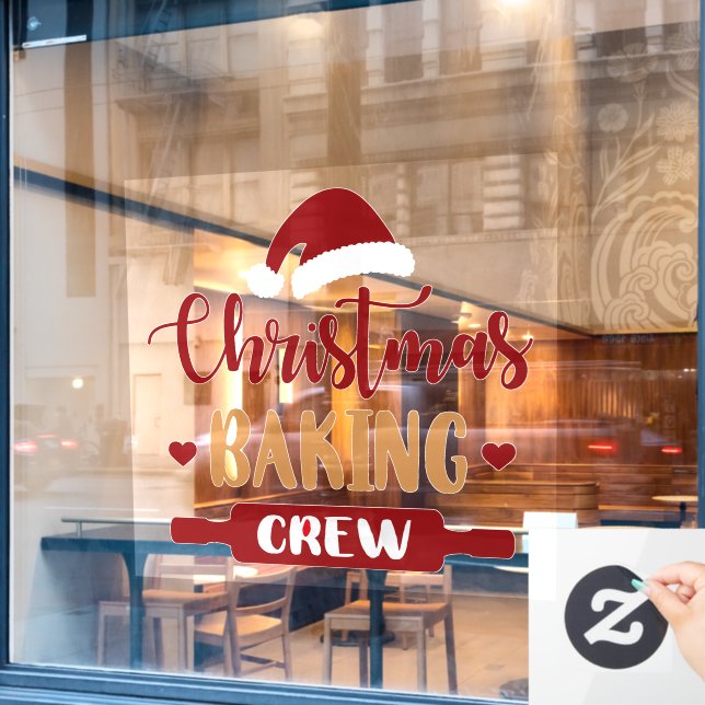 festive Christmas baking crew bakery  (Cafe Window)