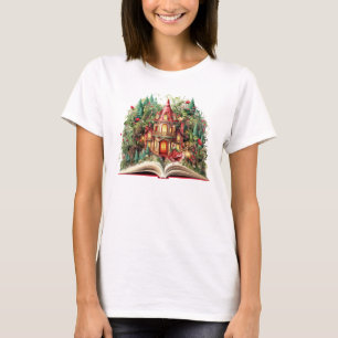 Festive Christmas Book Design T-Shirt