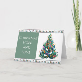 Festive Christmas card with warmth