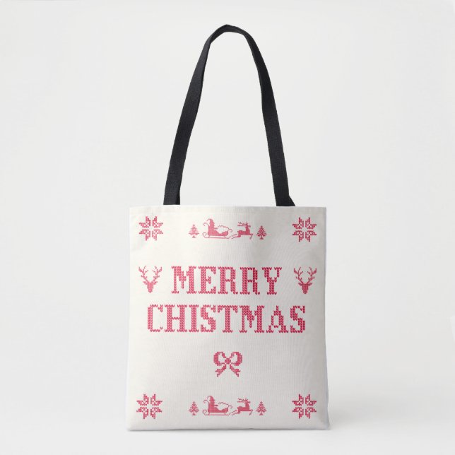 Festive Christmas Cheer  Tote Bag (Front)