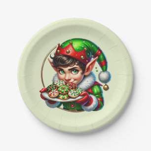 Festive Christmas cookie baking party  Paper Plate