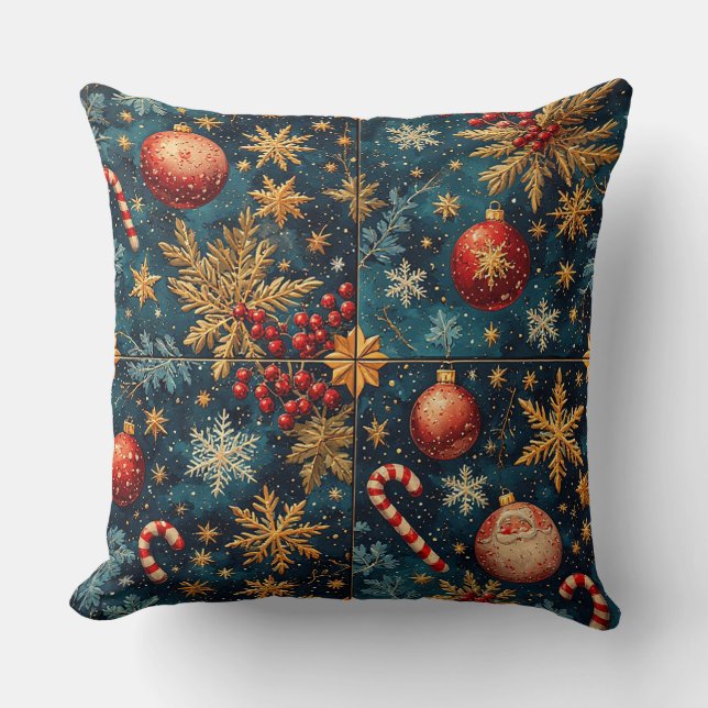 Festive Christmas Decor Cushion (Front)