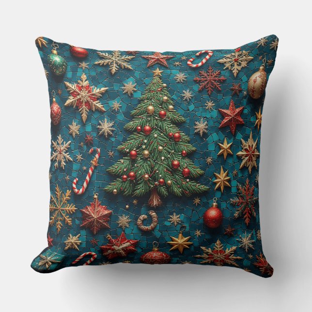 Festive Christmas Decor Cushion (Front)