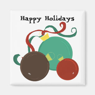 Festive Christmas Decorations Magnet