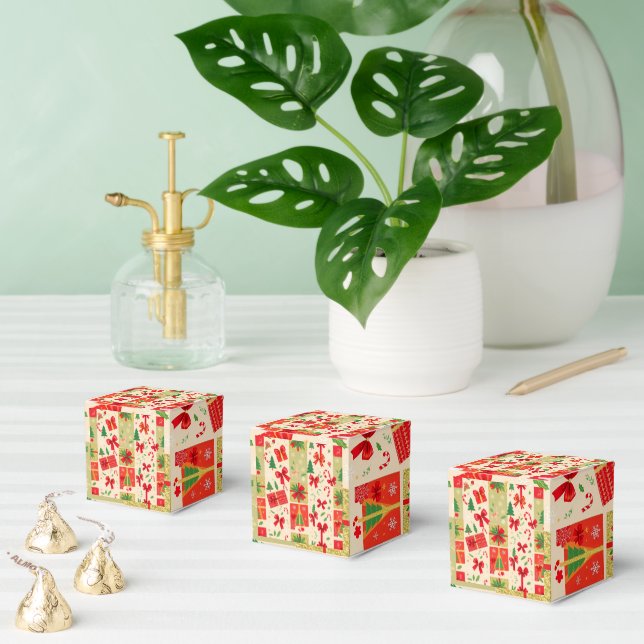 Festive Christmas Favour Box (Multiple)