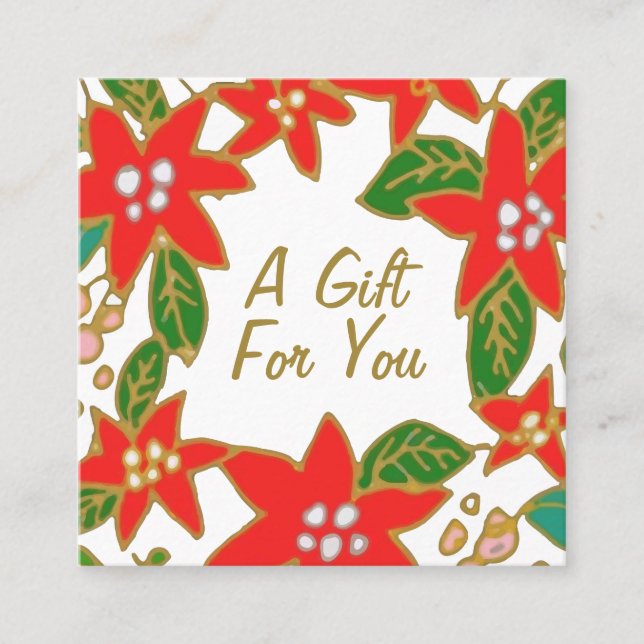 Festive Christmas Gift Certificate (Front)