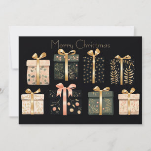 Festive Christmas Gift Greeting Card