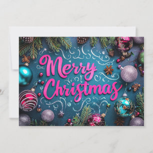 Festive Christmas Gift Greeting Card