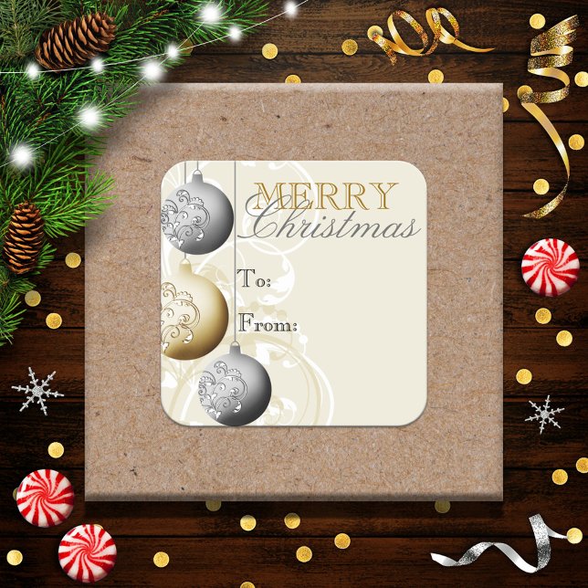 Festive Christmas Gift Tag Sticker (Creator Uploaded)
