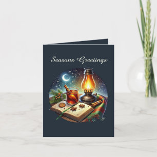 Festive Christmas gingerbread cookies customisable Holiday Card