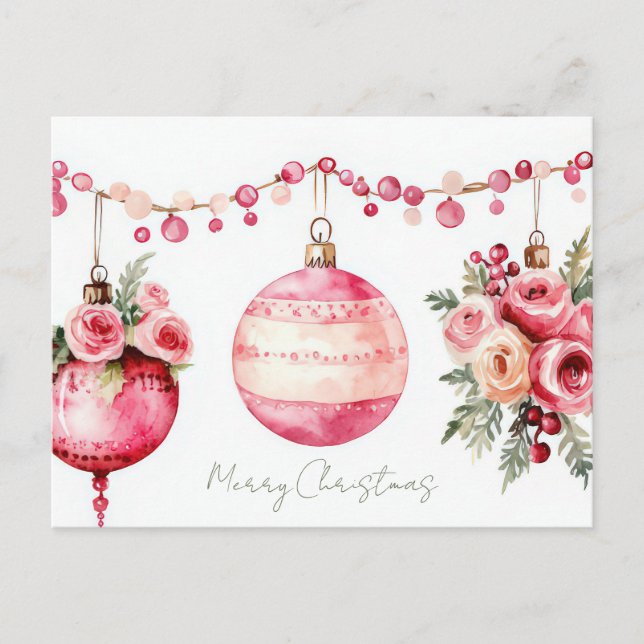 Festive Christmas Greeting Card (Front)
