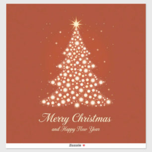 Festive Christmas Greeting Card with Decorations