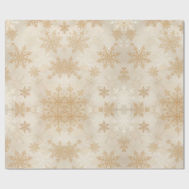 Festive Christmas Holiday Gift Wrap (Flat)