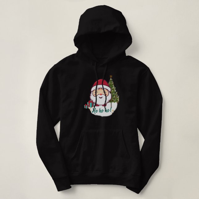 “Festive Christmas Hoodie – Cozy Holiday Vibes” (Design Front)