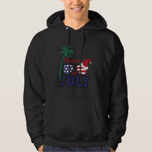 Festive Christmas in July Summer Hoodie