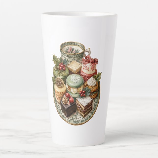 Festive Christmas Latte Mug for Adults  (Front)