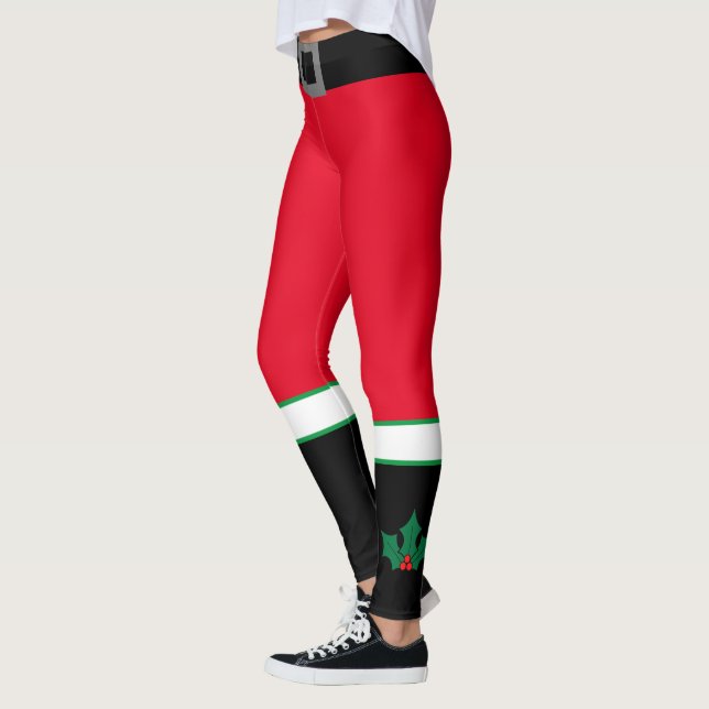 Festive Christmas Leggings (Left)