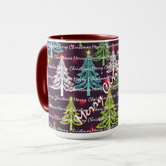 Festive Christmas Luxury Christmas Trees Mug