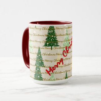 Festive Christmas Luxury Christmas Trees Mug