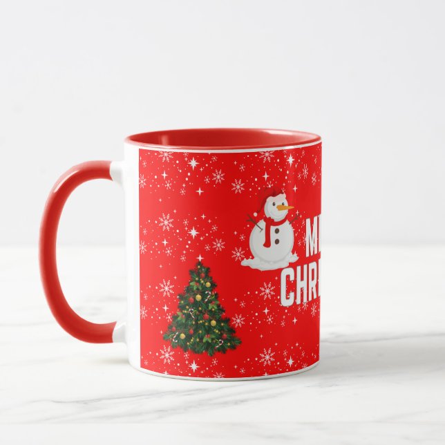 Festive Christmas Mug (Left)