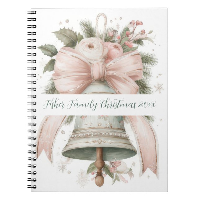 Festive Christmas Mug Memory  Notebook (Front)