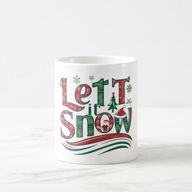 Festive Christmas Mugs for Holiday Cheer (Center)