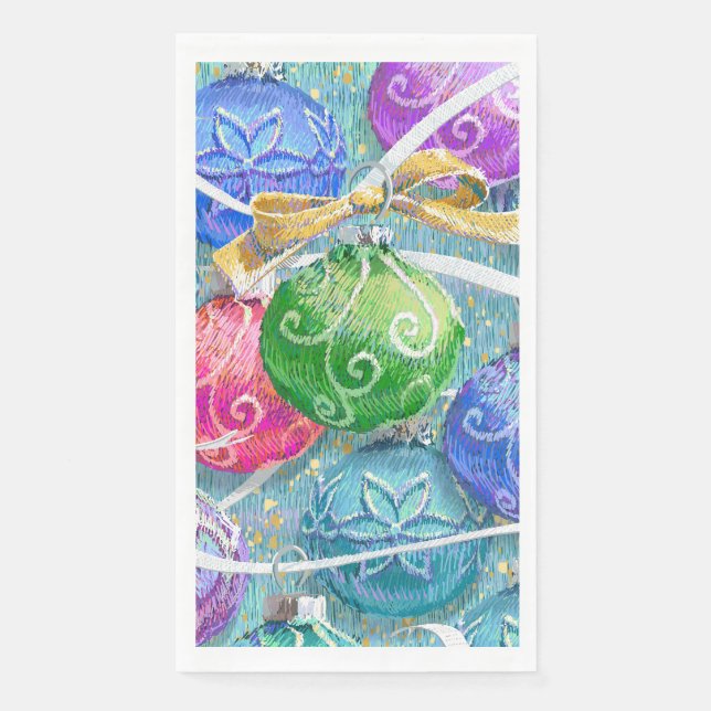 Festive Christmas  Napkin (Front)