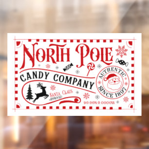 Festive Christmas North Pole candy company
