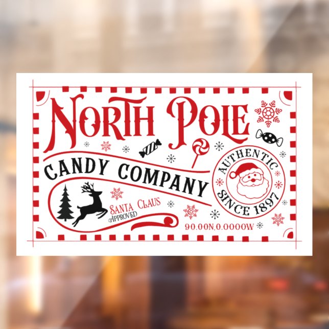 Festive Christmas North Pole candy company (Sheet 2)