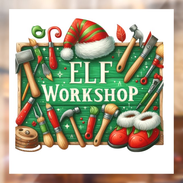Festive Christmas North Pole elf shop (Sheet 2)