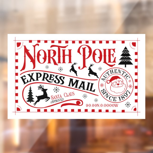 Festive Christmas North Pole express mail (Sheet 2)