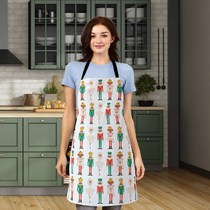 Festive Christmas Nutcracker Ballerina Apron