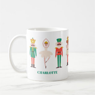 Festive Christmas Nutcracker Ballerina  Coffee Mug