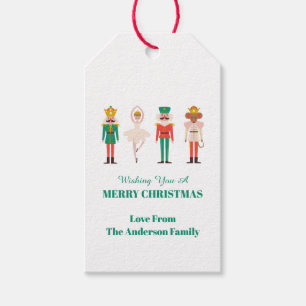 Festive Christmas Nutcracker Christmas Gift Tags