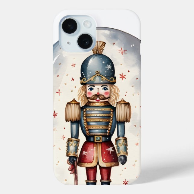 Festive Christmas nutcracker Holiday  Case-Mate iPhone Case (Back)