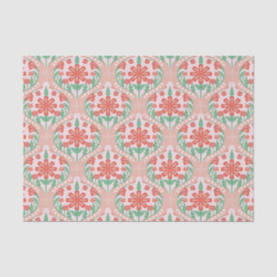 Festive Christmas Ornaments Pattern Tissue Paper