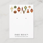 FESTIVE CHRISTMAS ORNAMENTS STUD EARRING DISPLAY BUSINESS CARD<br><div class="desc">If you need any further customisation please feel free to message me on yellowfebstudio@gmail.com.</div>