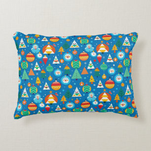 Festive Christmas Pattern Decorative Cushion