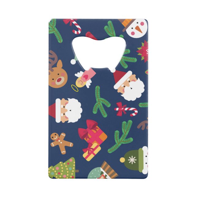 Festive Christmas pattern, holiday design. (Front)