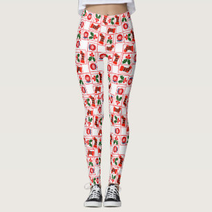Festive Christmas pattern Leggings