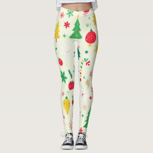 Festive Christmas Pattern Leggings