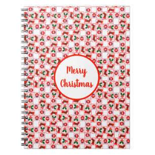 Festive Christmas pattern Notebook