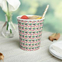 Festive Christmas Pattern Paper Cup