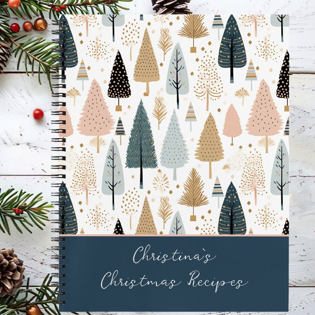 Festive Christmas Pattern Recipe  Notebook (Creator Uploaded)