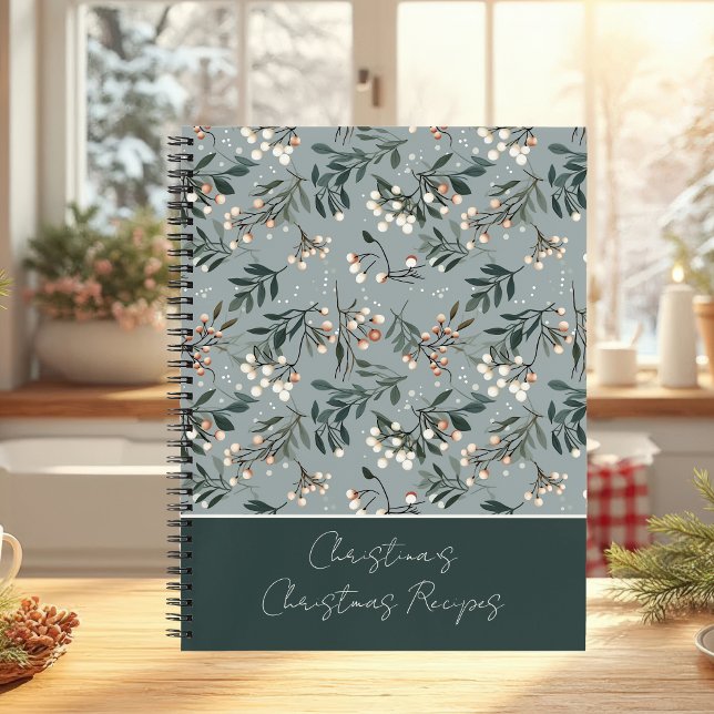 Festive Christmas Pattern Recipe  Notebook (Creator Uploaded)