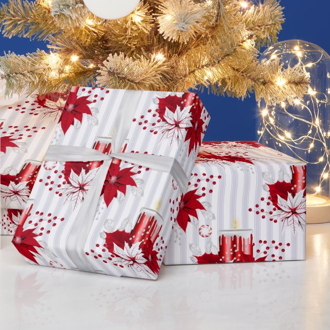 Festive Christmas Pattern  Wrapping Paper (Holidays)