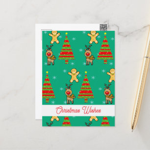 festive Christmas Postcard