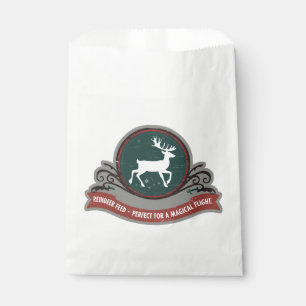 Festive Christmas reindeer feed party Favour Bag