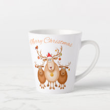Festive Christmas- Reindeer-Mug