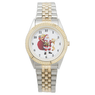Festive Christmas Santa Holiday Watch